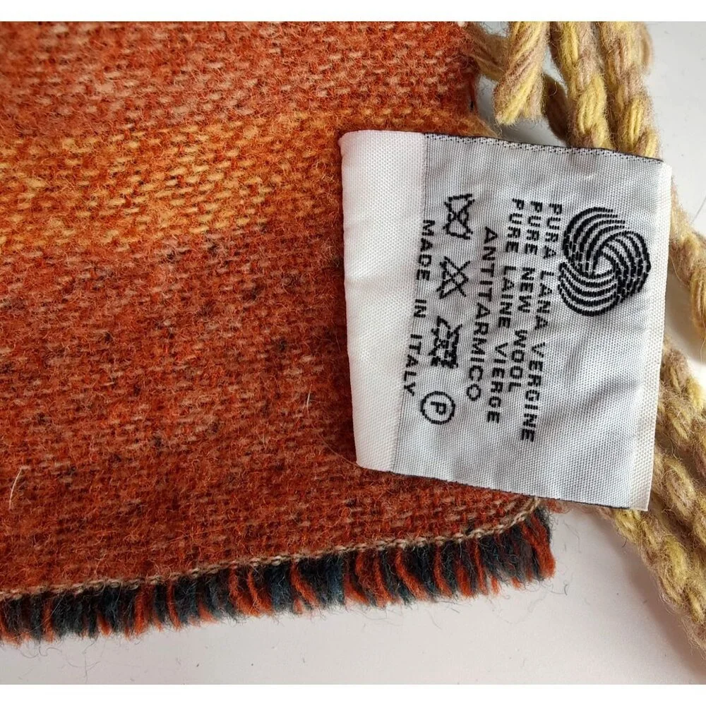 Marrzotto Pure New Wool Made in Italy Reversible 60x50
